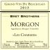 Domaine La Soufrandiere Morgon Les Charmes 2013 Front Label