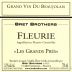 Domaine La Soufrandiere Fleurie Les Grands Pres 2014 Front Label