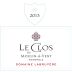 Domaine Labruyere Moulin-a-Vent Le Clos Monopole 2013 Front Label