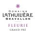 Domaine Lathuiliere Gravallon Fleurie Grand Pre 2014 Front Label
