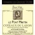 Domaine les Grandes Vignes Coteaux du Layon Le Pont Martin 2008 Front Label