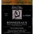 Domaine les Grandes Vignes Bonnezeaux Le Malabe 2009 Front Label
