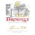 Domaine Louis Tete Brouilly 2014 Front Label