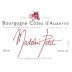 Domaine Madelin Petit Bourgogne Cotes d'Auxerre 2014 Front Label