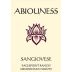 Abiouness Wines Eaglepoint Ranch Sangiovese 2014 Front Label