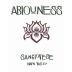 Abiouness Wines Sangiovese 2013 Front Label