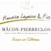 Domaine Maurice Lapalus & Fils Macon-Pierreclos Enclos du Chateau 2015 Front Label