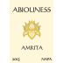 Abiouness Wines Amrita White 2013 Front Label
