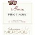 Domaine Mersiol Pinot Noir 2014 Front Label