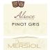 Domaine Mersiol Pinot Gris 2013 Front Label