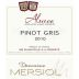 Domaine Mersiol Pinot Gris 2010 Front Label
