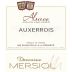 Domaine Mersiol Auxerrois 2014 Front Label