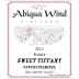 Abiqua Wind Vineyard Sweet Tiffany Gewurztraminer 2011 Front Label