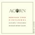 ACORN Winery Alegria Vineyards Heritage Zinfandel 2012 Front Label