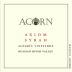 ACORN Winery Alegria Vineyards Axiom Syrah 2011 Front Label