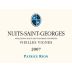 Patrice Rion Nuits-Saint-Georges Vieilles Vignes 2007 Front Label
