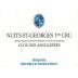 Patrice Rion Nuits-Saint-Georges Clos des Argillieres Premier Cru 2009 Front Label