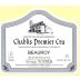 Domaine Mosnier Chablis Beauroy Premier Cru 2012 Front Label