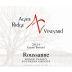 Agate Ridge Vineyard Roussanne 2011 Front Label