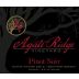 Agate Ridge Vineyard Pinot Noir 2012 Front Label