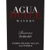 Agua Dulce Vineyards Reserve Zinfandel 2009 Front Label