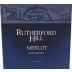 Rutherford Hill Merlot (375ML half-bottle) 1998 Front Label