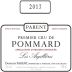 Domaine Parent-Bourgogne Pommard Les Argillieres Premier Cru 2013 Front Label