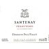 Domaine Paul Pillot Santenay Vieilles Vignes 2013 Front Label