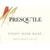 Presqu'ile Santa Maria Valley Pinot Noir Rose 2016 Front Label