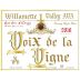 Voix de la Vigne Pinot Gris 2016 Front Label