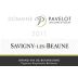 Domaine Pavelot Savigny-les-Beaune Blanc 2011 Front Label