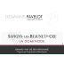Domaine Pavelot Savigny-les-Beaune La Dominode Premier Cru 2012 Front Label