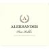 Aleksander Wines Aleksander 2012 Front Label