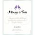 Menage a Trois Malbec 2015 Front Label