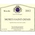 Domaine Robert Gibourg Morey-Saint-Denis 2012 Front Label