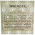 Beringer Private Reserve Cabernet Sauvignon 1995 Front Label