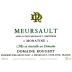 Domaine Rougeot-Dupin Meursault Monatine 2013 Front Label