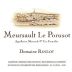 Domaine Roulot Meursault Porusot Premier Cru 2011 Front Label