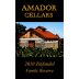 Amador Cellars Family Reserve Zinfandel 2010 Front Label