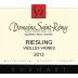 Domaine Saint-Remy Vieilles Vignes Riesling 2013 Front Label