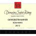 Domaine Saint-Remy Rosenberg Gewurztraminer 2012 Front Label