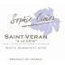 Domaine Sophie Cinier Saint-Veran A la Cote 2011 Front Label