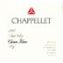Chappellet Chenin Blanc 1997 Front Label