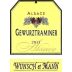 Domaine Wunsch et Mann Alsace Gewurztraminer 2011 Front Label