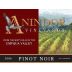 Anindor Vineyards Pinot Noir 2006 Front Label