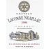 Domaines Lapalu Chateau Lacombe Noaillac 2006 Front Label