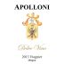 Apolloni Vineyards Dolce Vino Viognier 2013 Front Label