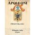 Apolloni Vineyards Pinot Blanc 2010 Front Label