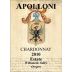 Apolloni Vineyards Estate Chardonnay 2010 Front Label