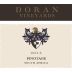 Doran Vineyards Pinotage 2013 Front Label